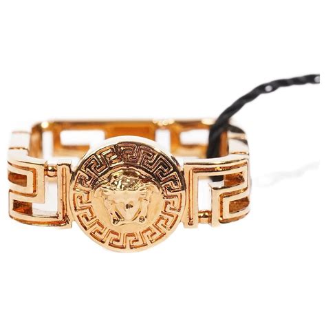 Versace Bague La Medusa Greca 